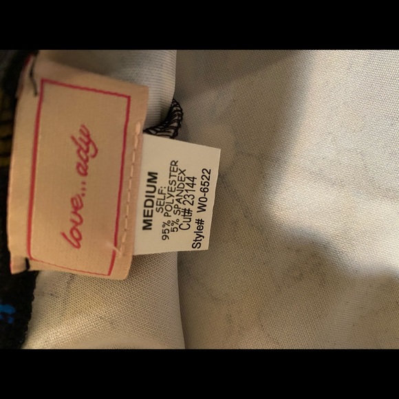 Love...ady Printed Bodycon Dress New Medium - Picture 2 of 3